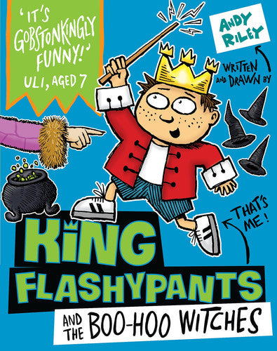 King Flashypants And The Boo-Hoo Witches (Book 4) by Andy Riley