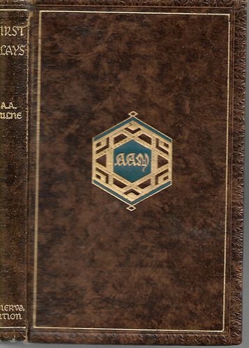 First Plays (the Minerva edition) by A. A. Milne