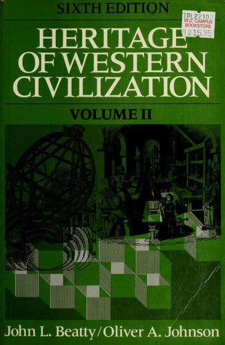 Heritage Of Western Civilization by John L. Beatty and Oliver A. Johnson