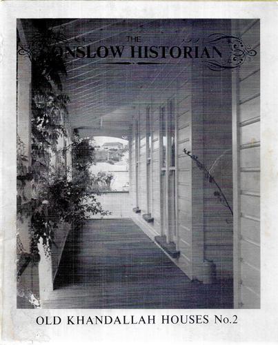The Onslow Historian: Old Khandallah Houses No 2